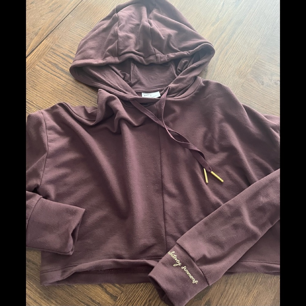 Gymshark Whitney Simmons crop long sleeve hoodie